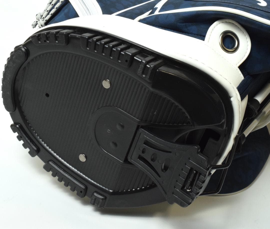 屋外未使用 JUN&ROPE' アニマル柄 ゴルフ キャディバッグ ネイビー