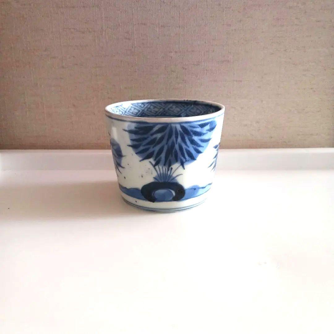 古伊万里　染付　蕎麦猪口