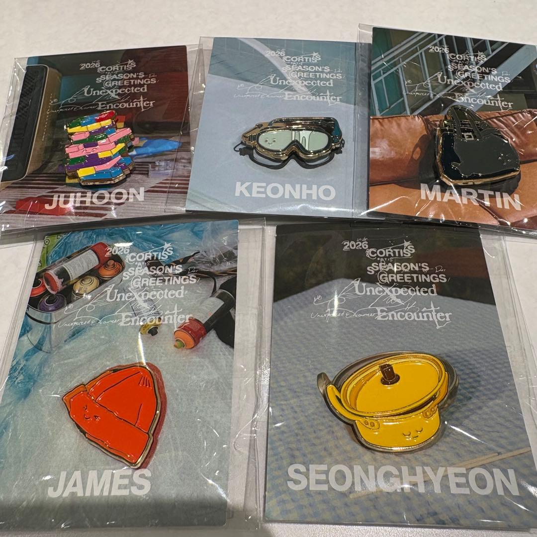 【CORTIS 】シーグリ ポップアップ 限定 バッジ 5個セット