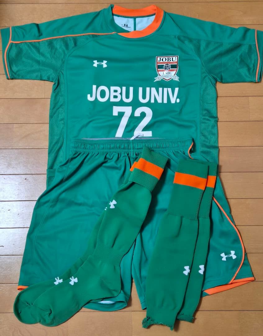 上武大学 サッカー部 ユニフォーム 上下、ソックス