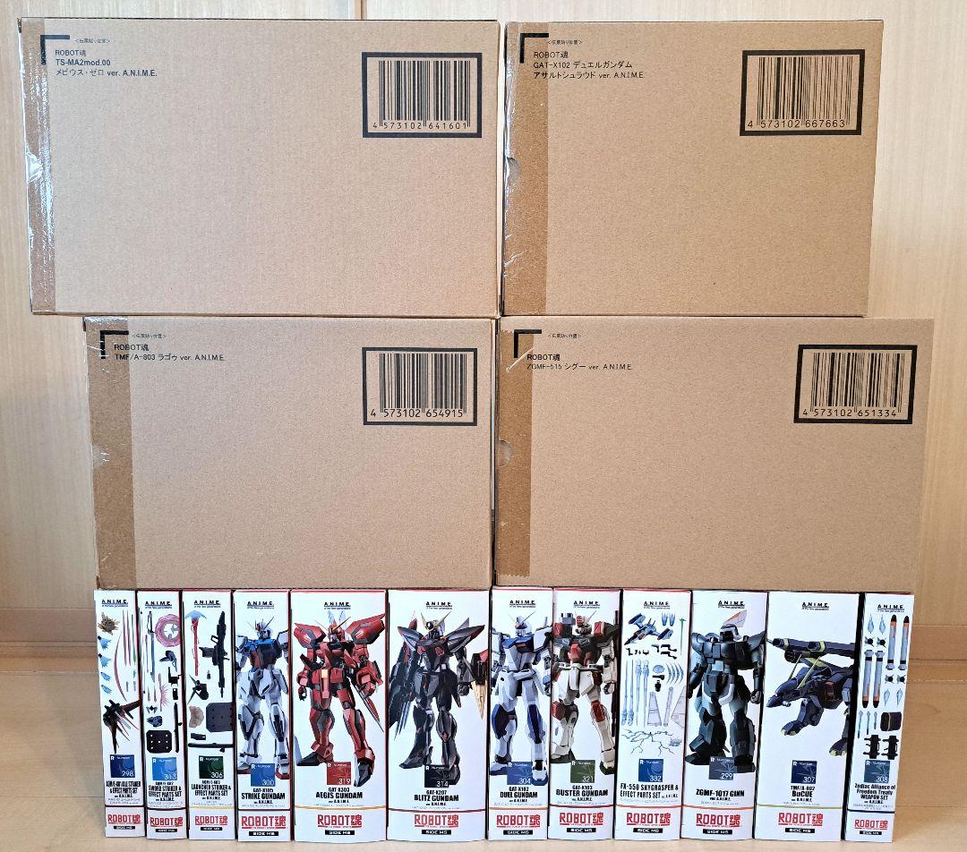 ROBOT魂ver. A.N.I.M.E. ガンダムSEEDまとめ売り 計16個