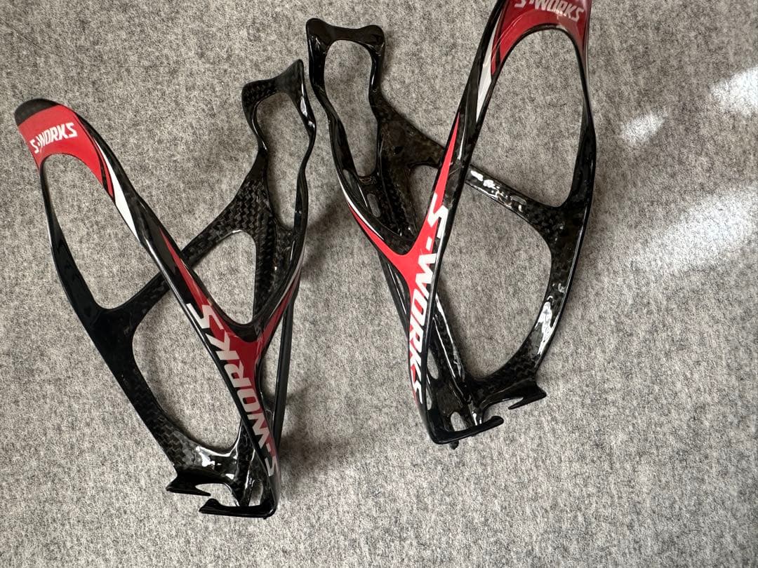 S-works ボトルケージ　ガーボン　レッド