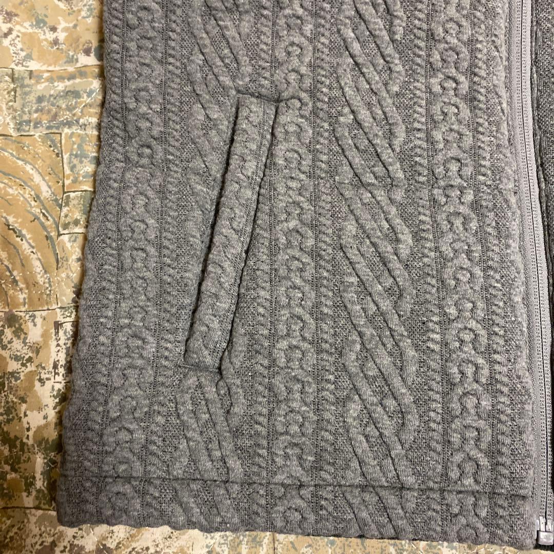 FILA ゴルフテニスケーブル編みベスト グレーレディースMサイズ