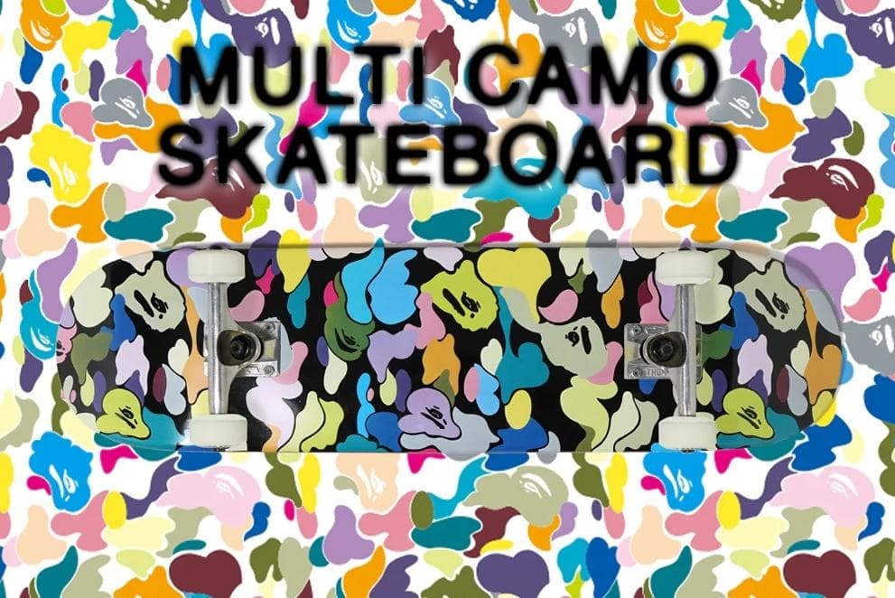 BAPE MULTI CAMO SKATEBOARD デッキ
