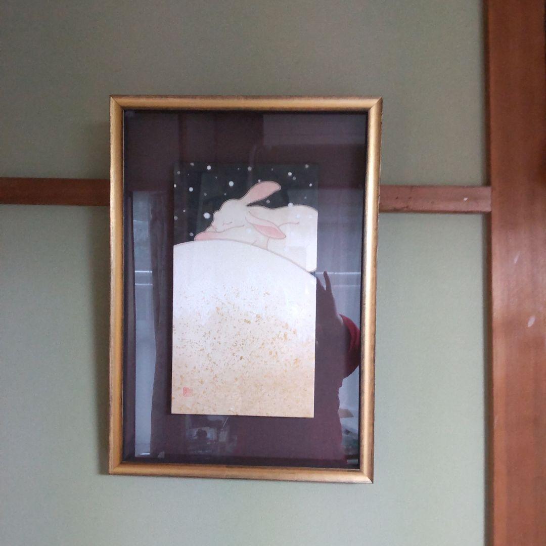 2月セール 日本画 玉井伸弥作 しんしんと