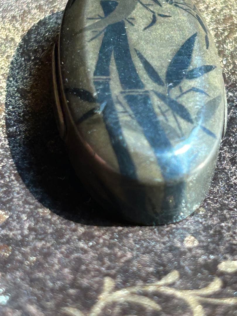 刀装具　竹林　竹　武具　日本刀　骨董　アンティーク　コレクション