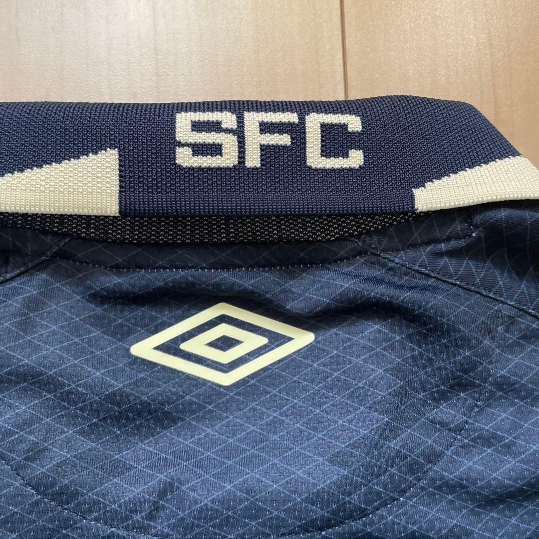 サントスFC 背番号10 半袖アウェイユニフォームM 襟付き