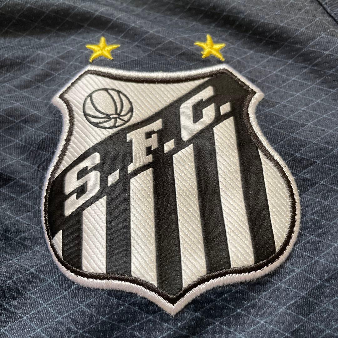 サントスFC 背番号10 半袖アウェイユニフォームM 襟付き