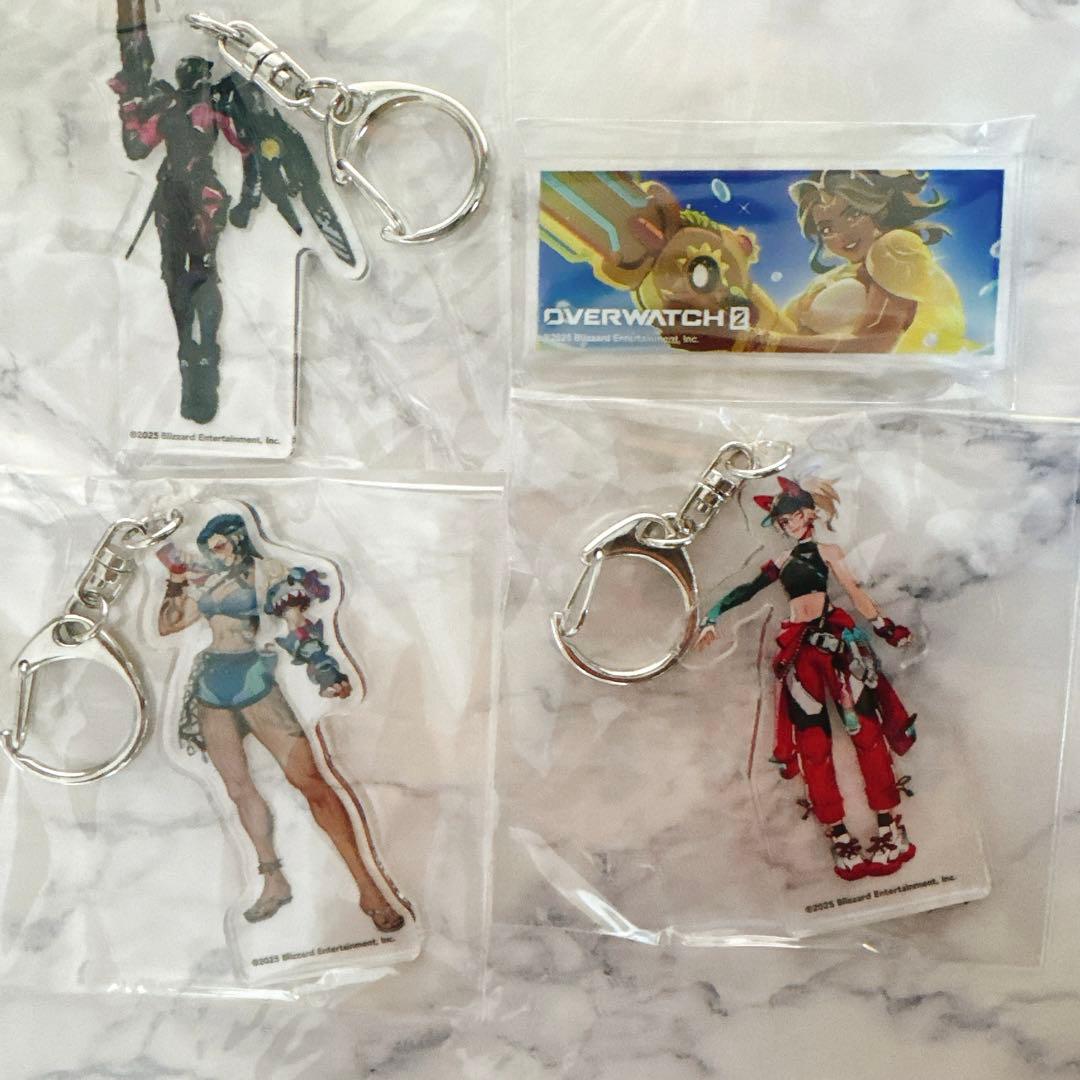 ぽ*か様 オーバーウォッチ2 ラッフル　くじ　キーホルダー　キリコ　ジャンカーク