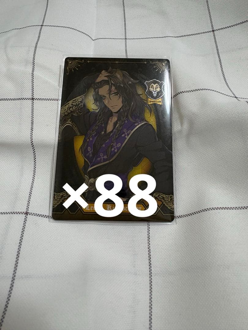 【はぬページ】ツイステ レオナ 缶バッジ 式典服 箔押し 45個セット