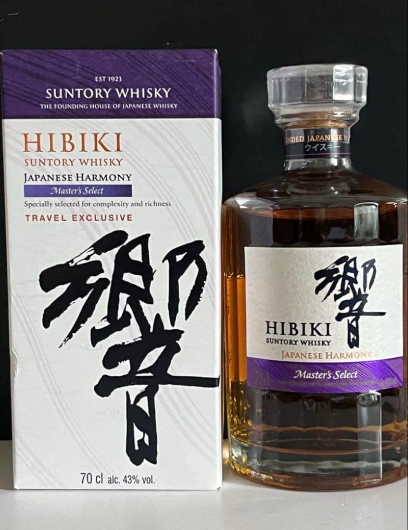 免税店限定品　サントリー　響　ジャパニーズハーモニー　マスターズセレクト