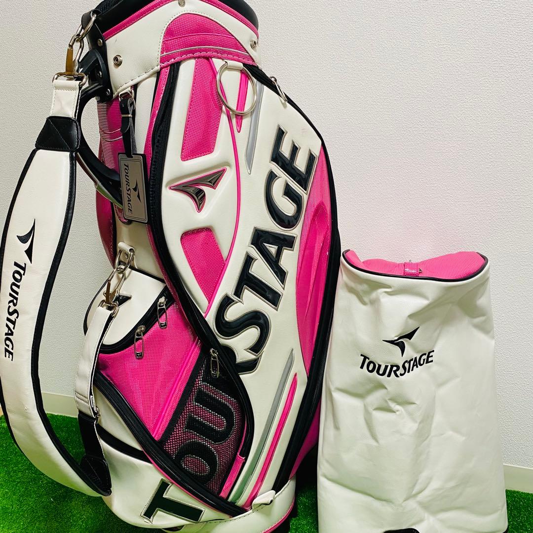 【希少】ツアーステージ　キャディバック　ピンク