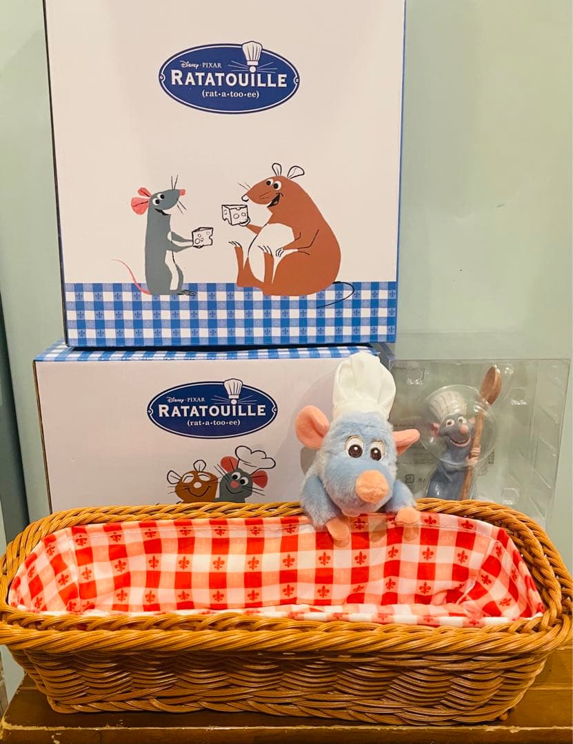 レミー タイマー プレート 皿　カトラリー　ディズニー＆ピクサー 4点セット