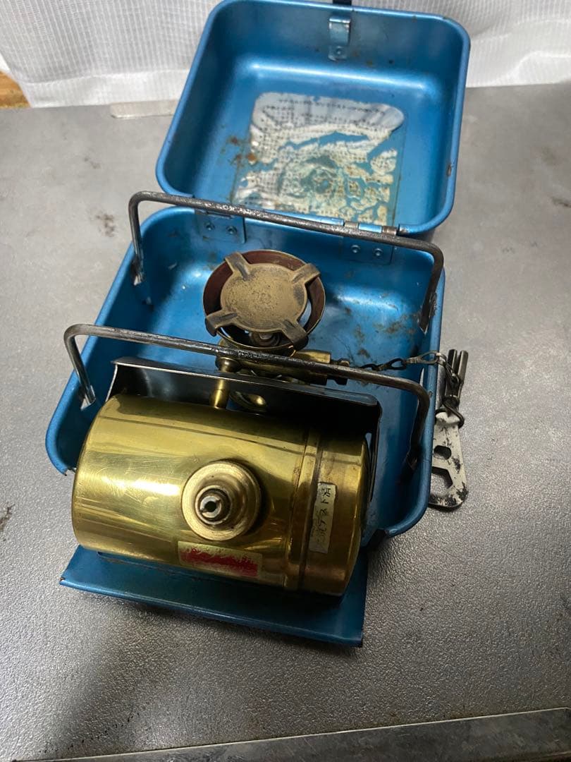 ガソリンストーブ マナスル160 箱ストーブ メンテナンス済 実働品 作動良好品