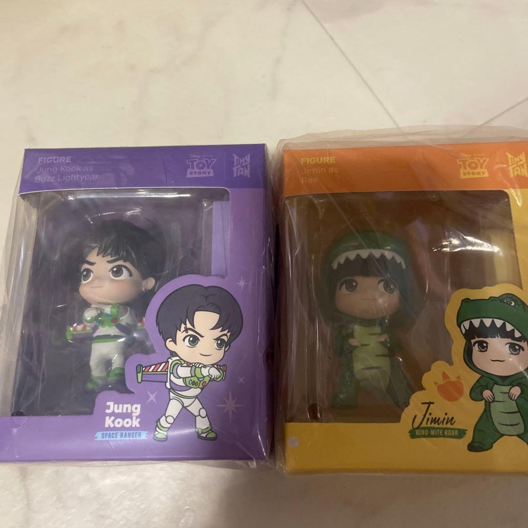 BTS トイストーリー　ジミン　グク　フィギュア