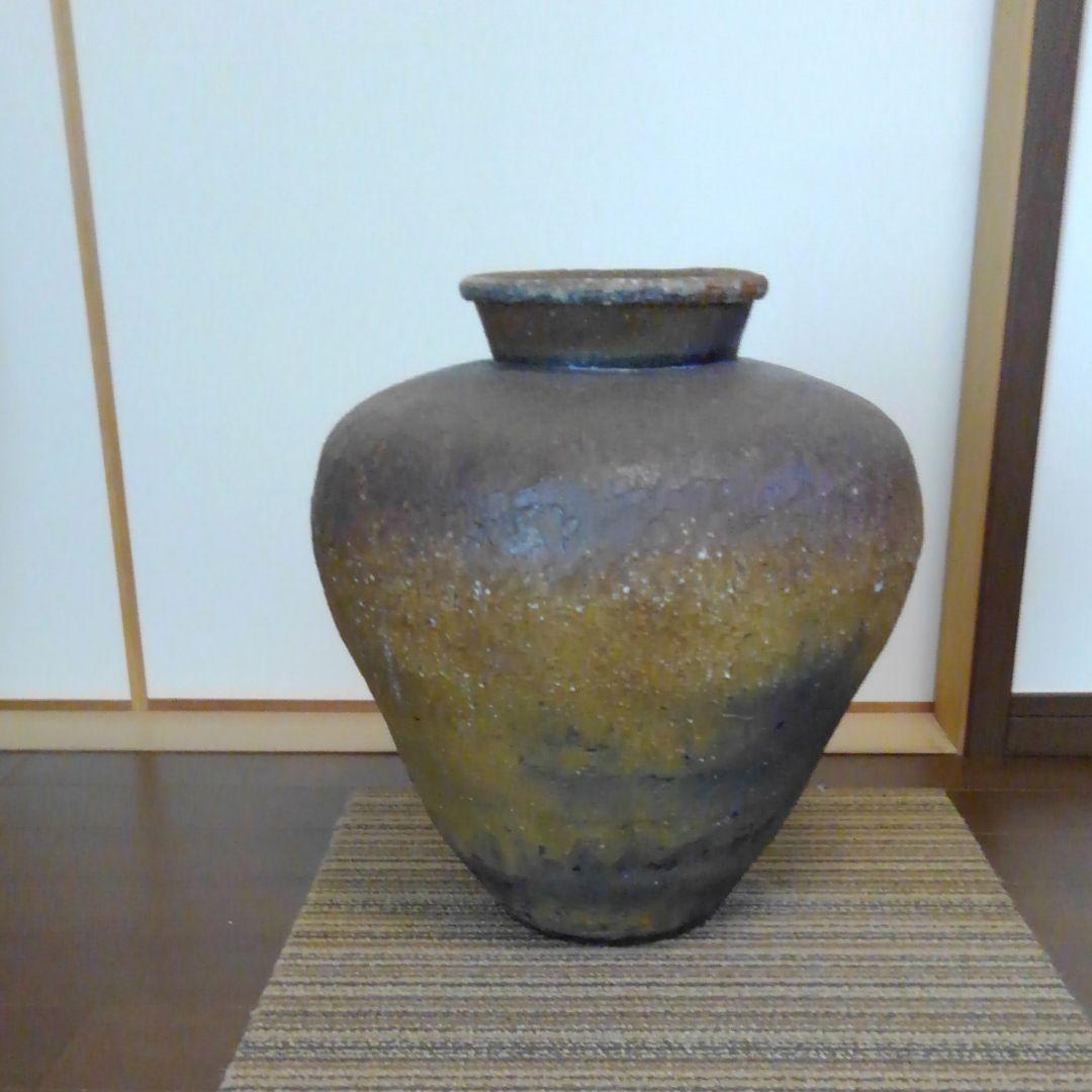 訳あり　中　壺　1 備前焼　引き取り