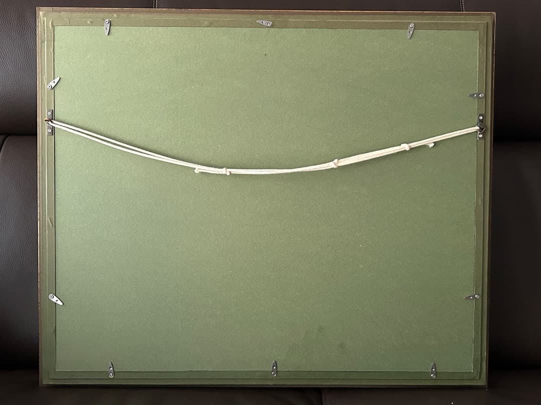 マリオ・パッソーニ作 「Café De Paris」(油絵)