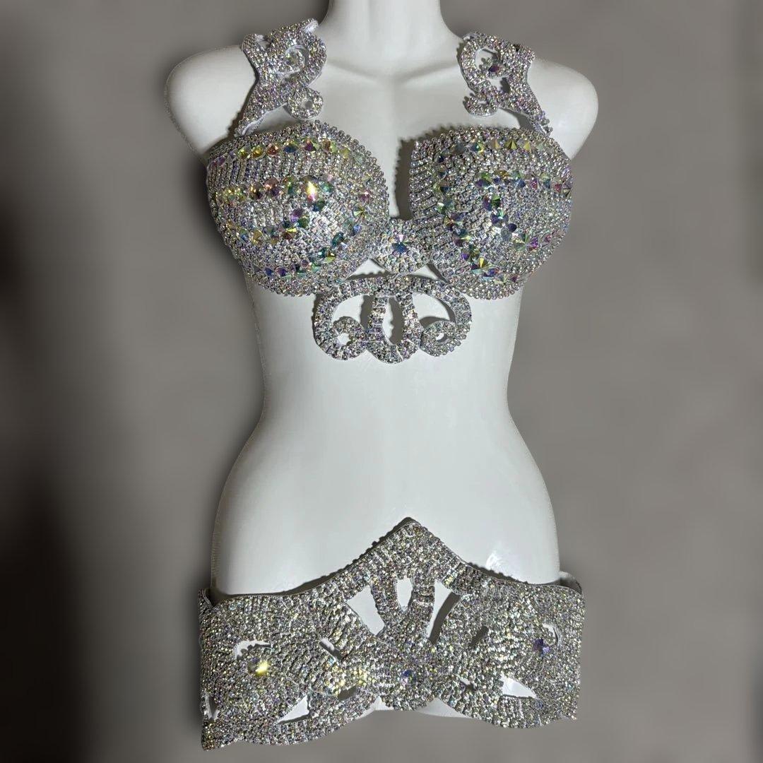 ベリーダンス スワロフスキー風セットアップ