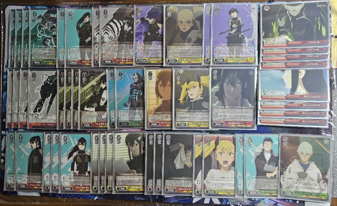 【パーツ多数】怪獣8号 8扉 デッキ ヴァイスシュヴァルツ WS