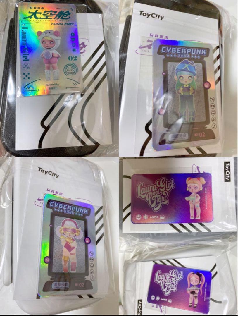 Popmart Laura フィギュア 太空舱 150% サイズ 5点セット