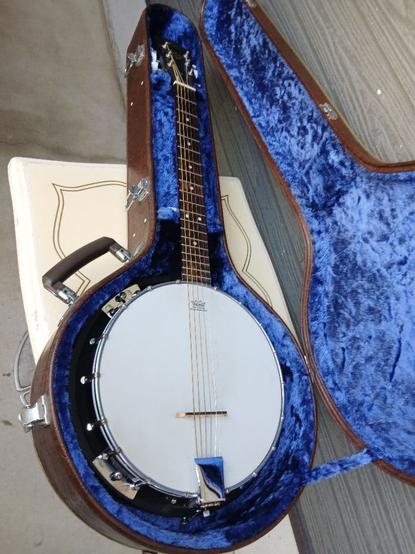 Blanton.BB15G.6Stringsバンジョー6弦(ハードケース付)