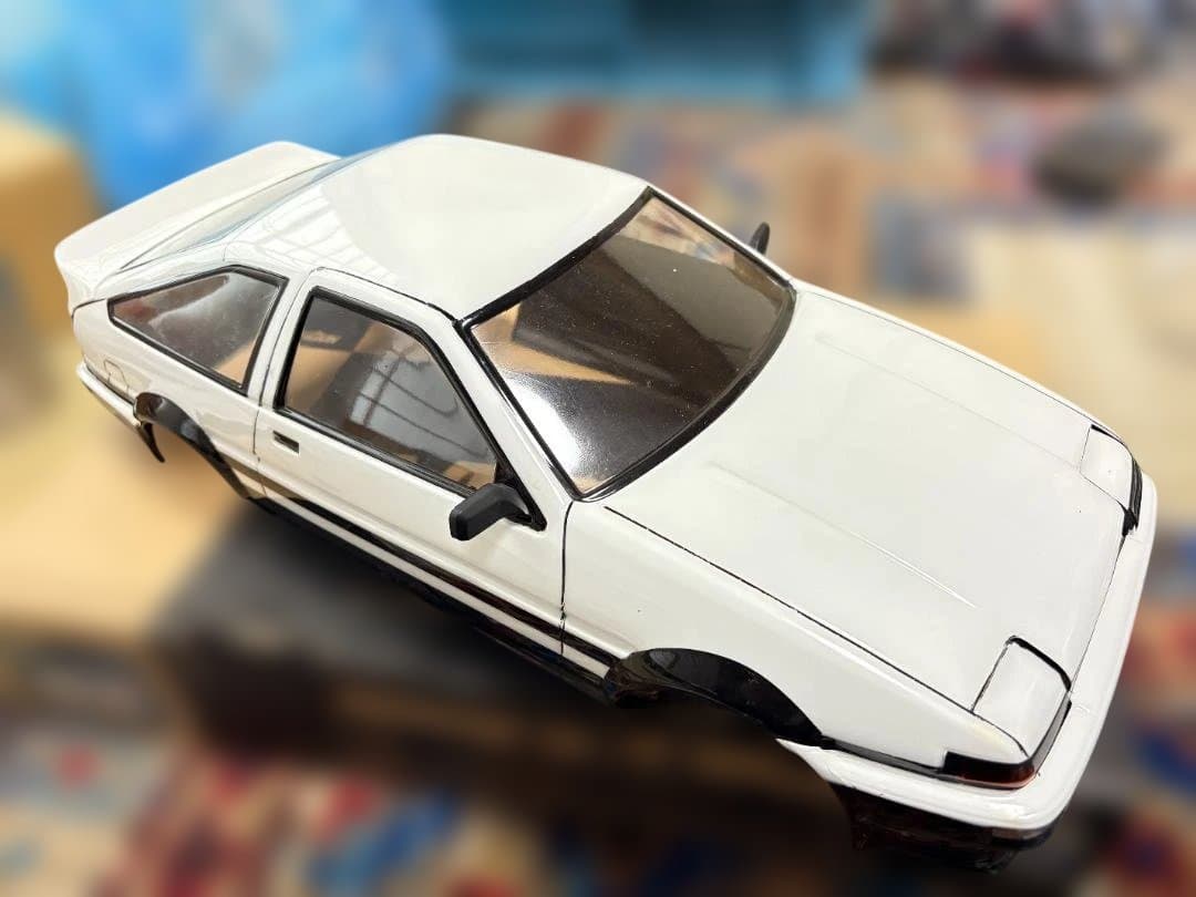 1/10RC用 トヨタ AE86 スプリンタートレノ 2ドア ライト開閉カスタム