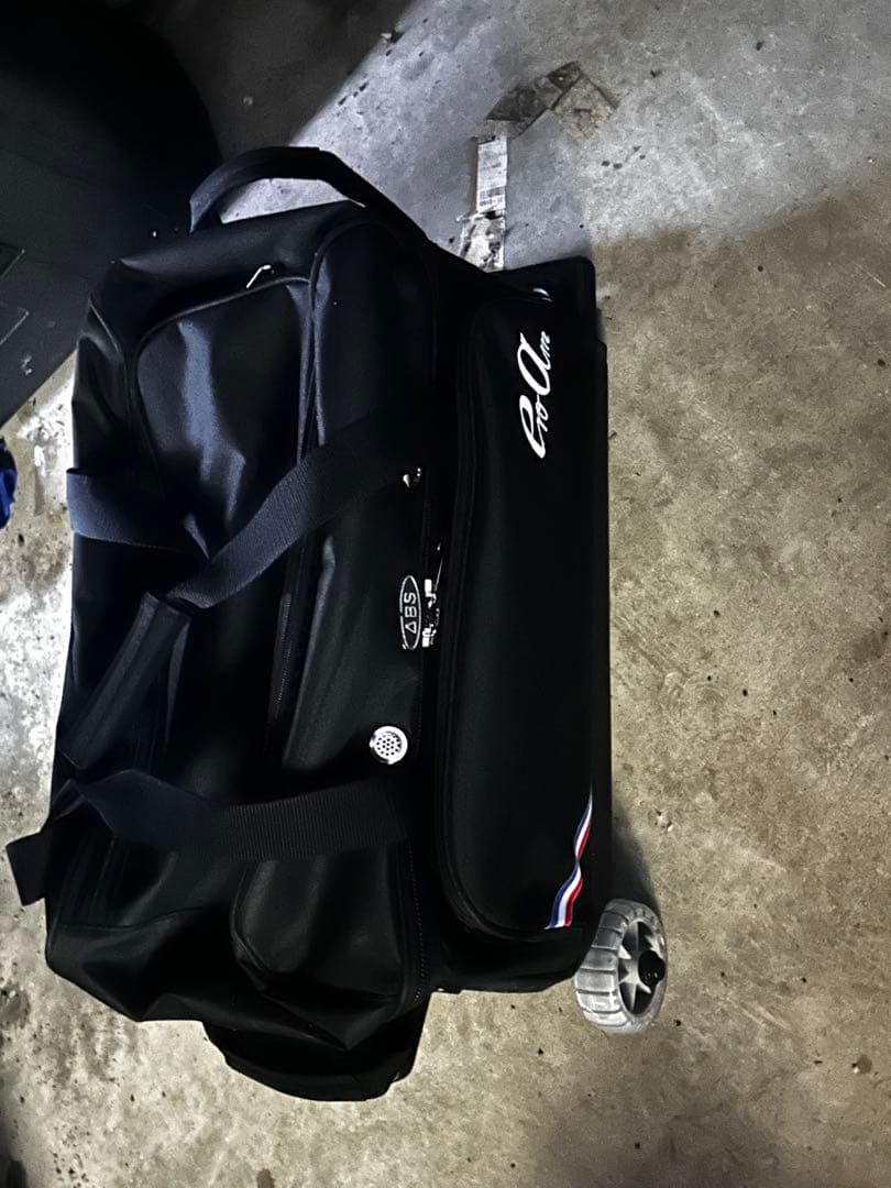 Pro Am 2個入りボウリング用キャリーバッグ 黒