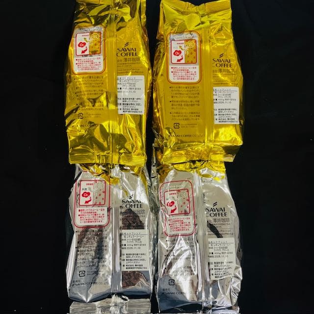 SAWAI ルナ＆ソル ブレンド コーヒー豆 各2袋 (期限26年11月10日)