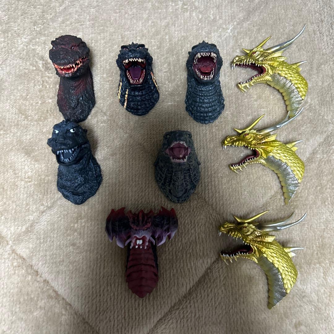 一番くじ ゴジラ モンスターヘッドマグネット 9個まとめ売り