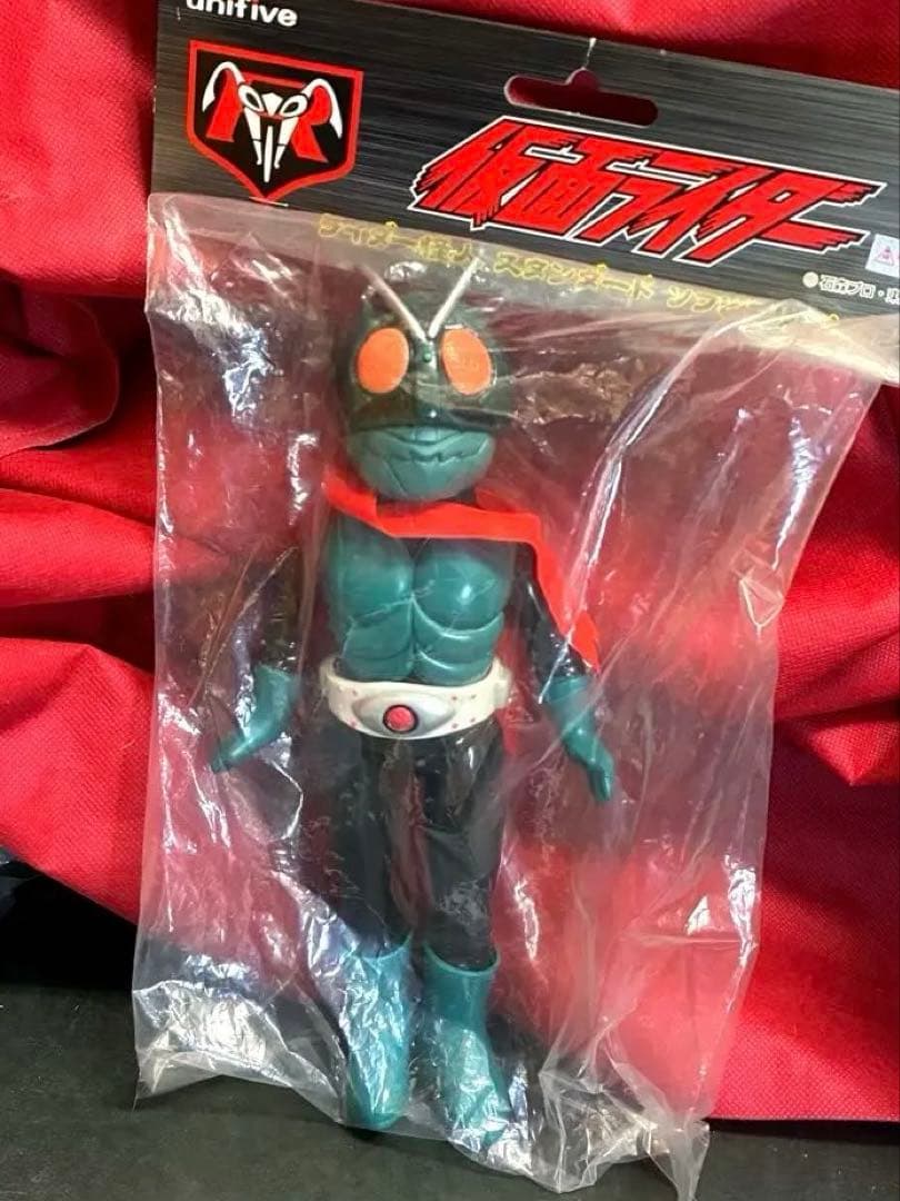 絶版【未開封】■ 面取れ 仮面ライダー旧1号 限定桜島ver’/ unifive