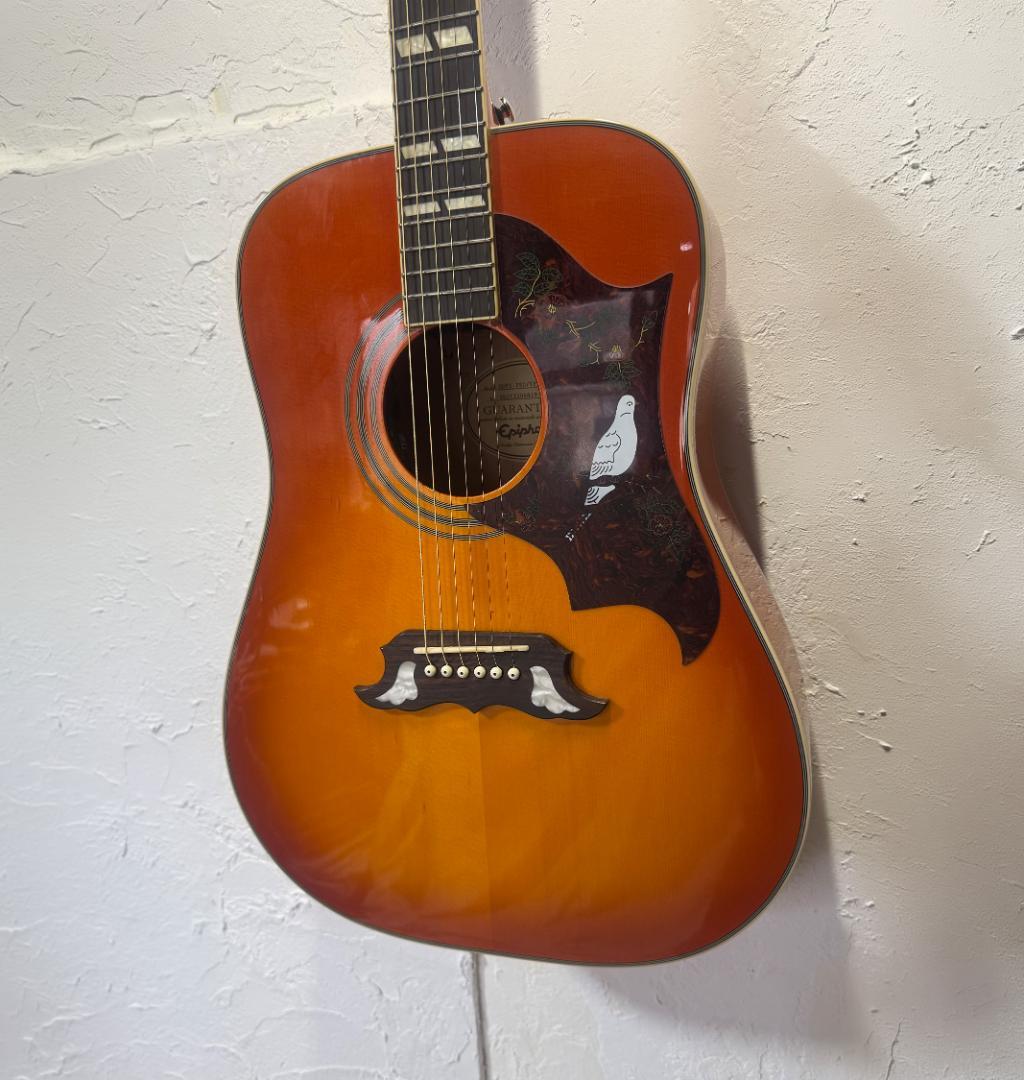 Epiphone Dove Proハミングバード 即戦力エレアコ送料込 即使用可