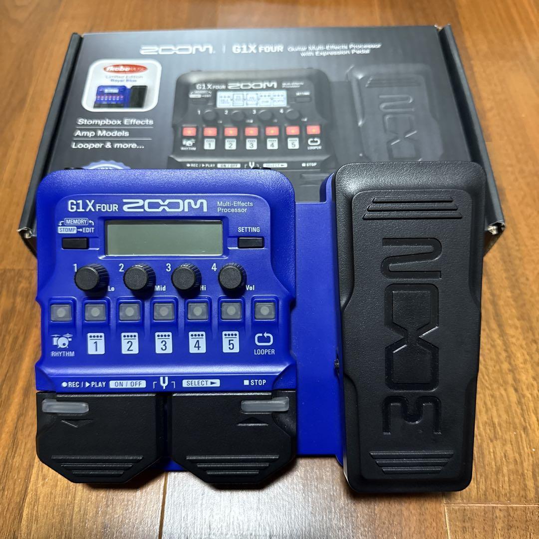 【希少品】ZOOM G1X FOUR 限定カラー イケベ限定 マルチエフェクター
