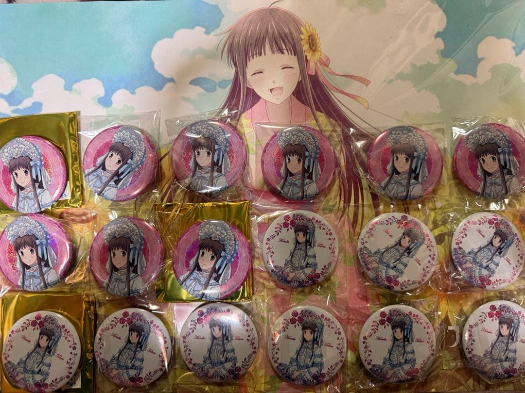 本田透　缶バッジ　フルーツバスケット