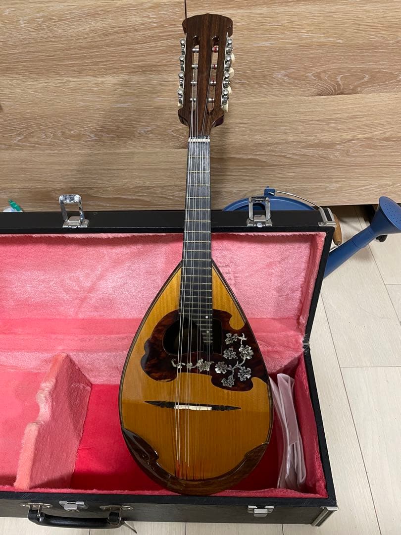 落合忠男 マンドリン 1970年頃製作 ハードケース付き
