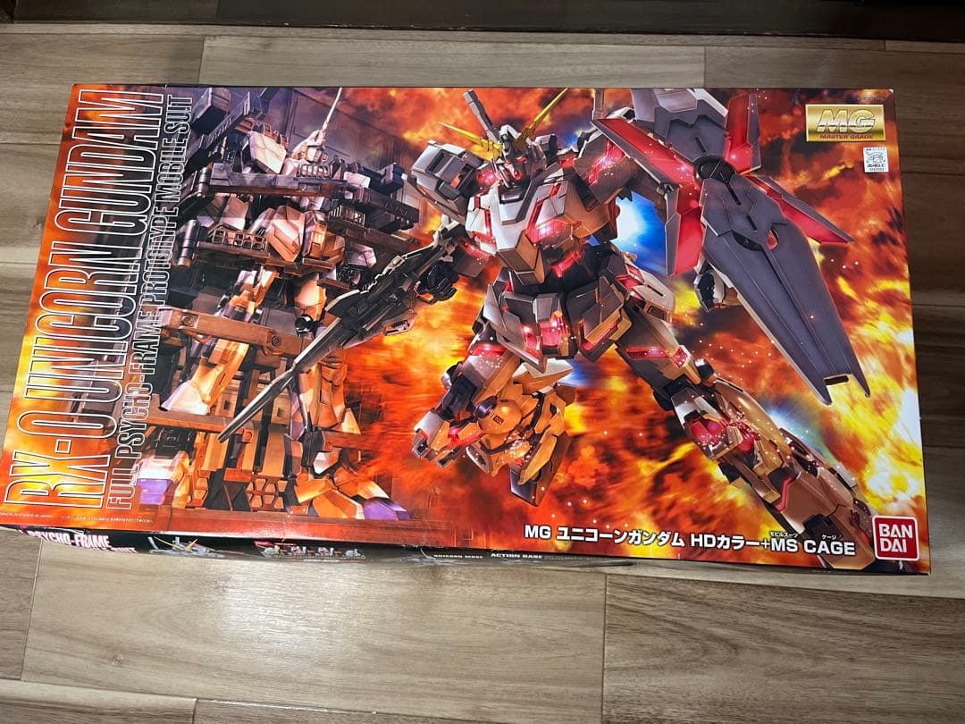 【未組立】1/100 MG RX-0ユニコーンガンダム HDカラー➕MSCAGE