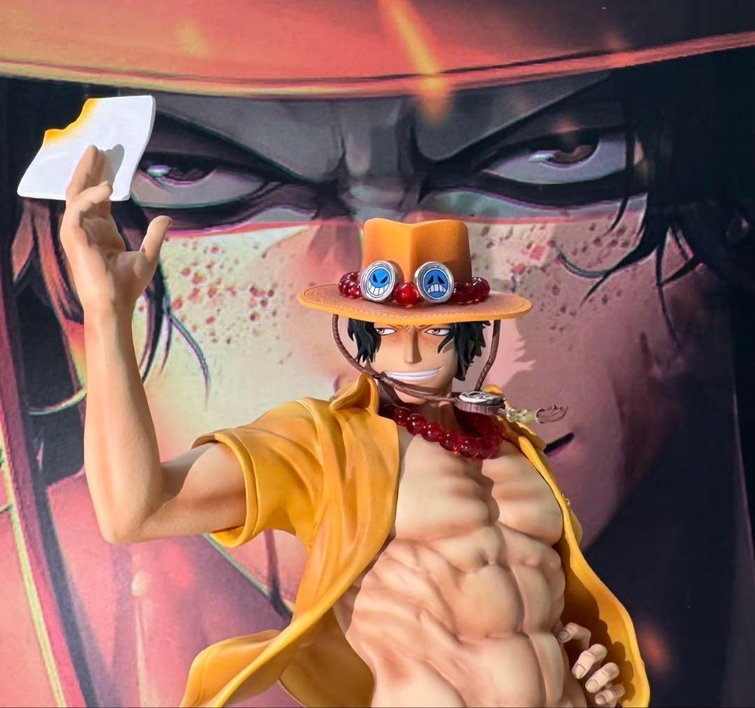 ワンピース 火拳のエース ガレージキット ガレキ スタチューX②