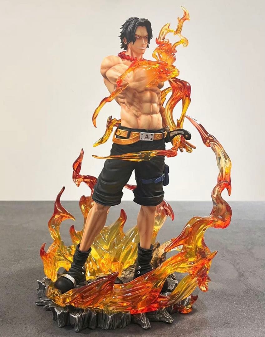 ワンピース 火拳のエース ガレージキット ガレキ スタチューX②