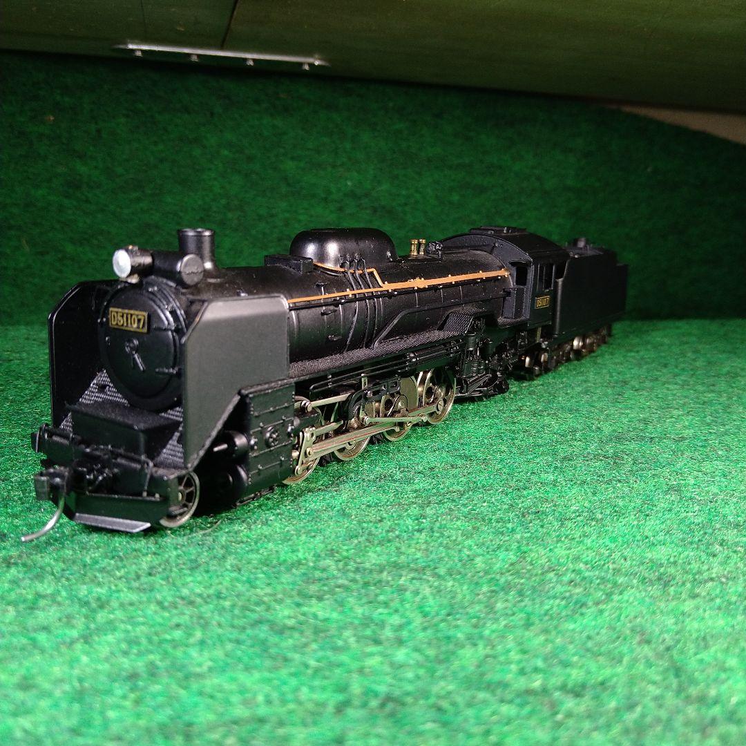 ボ*プ様 HOゲージ 　D51 金属アダチ完成品追加工