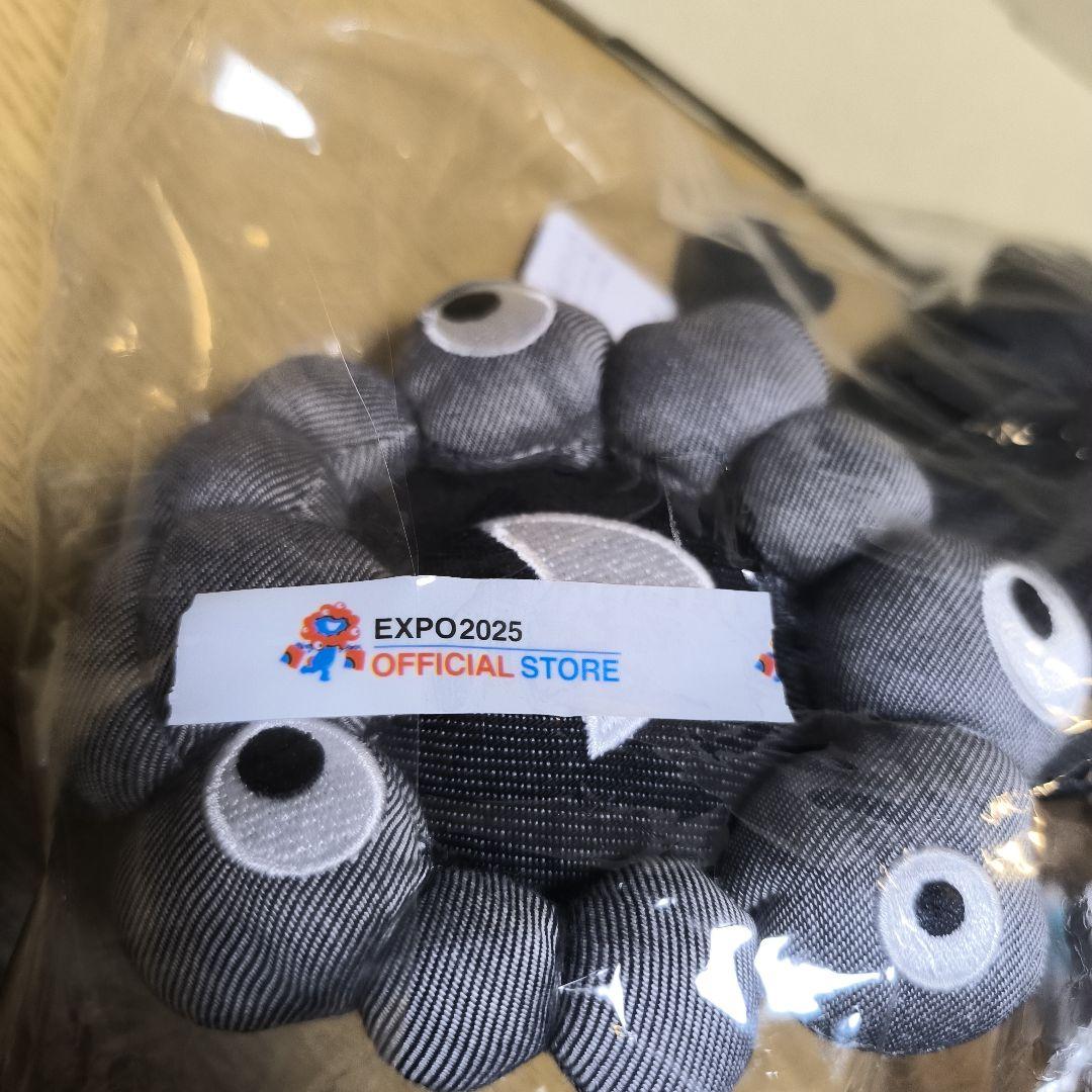 【完売品】黒ミャクミャク×EDWINぬいぐるみ Lサイズ