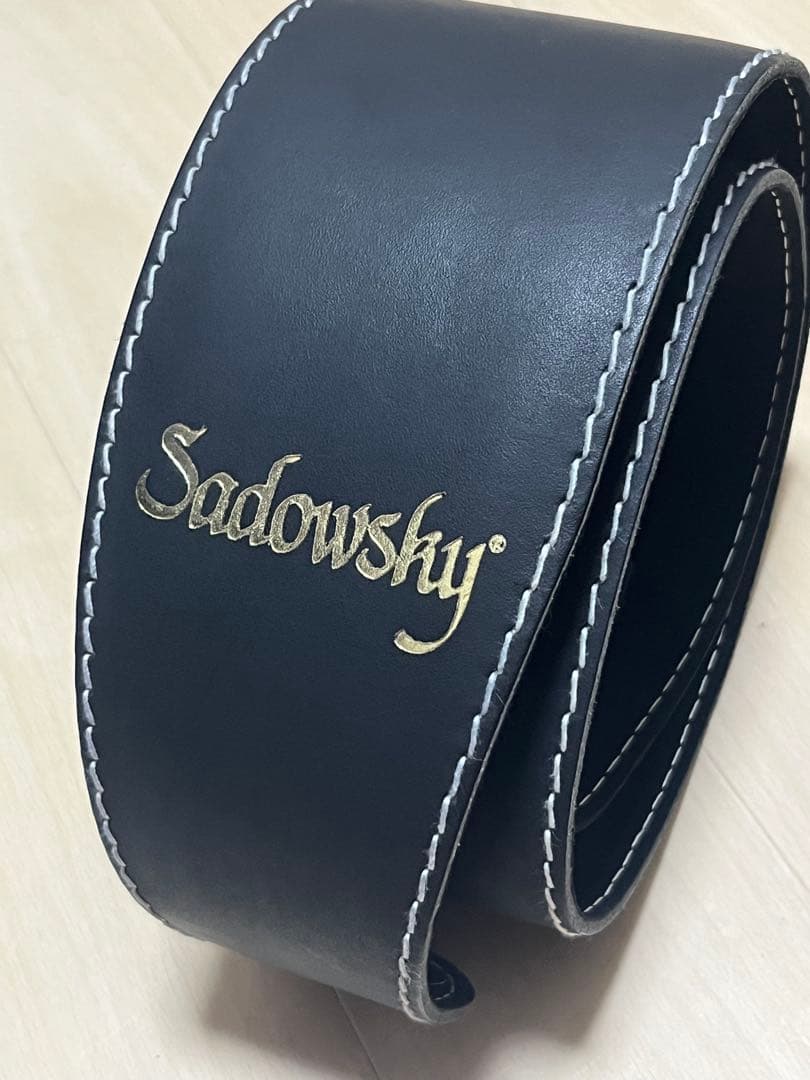 Sadowsky MetroLine 本革ベースストラップ 黒