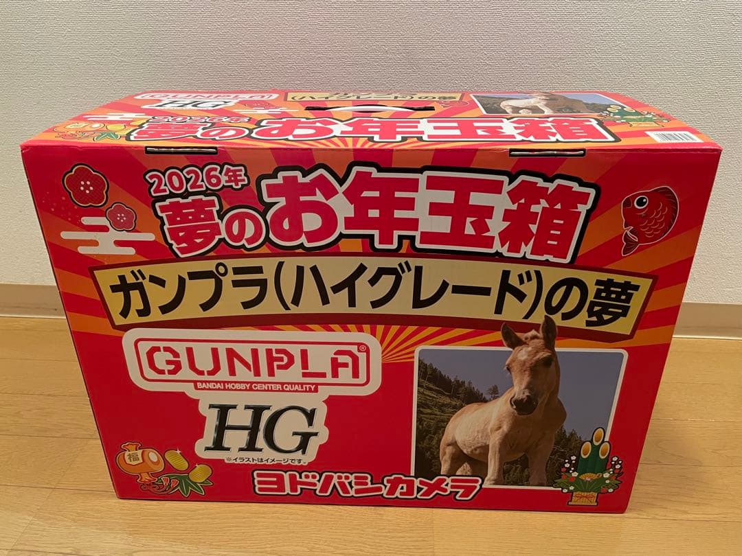 ガンプラ ハイグレードの夢　ヨドバシカメラ　夢のお年玉箱　2026 年福袋