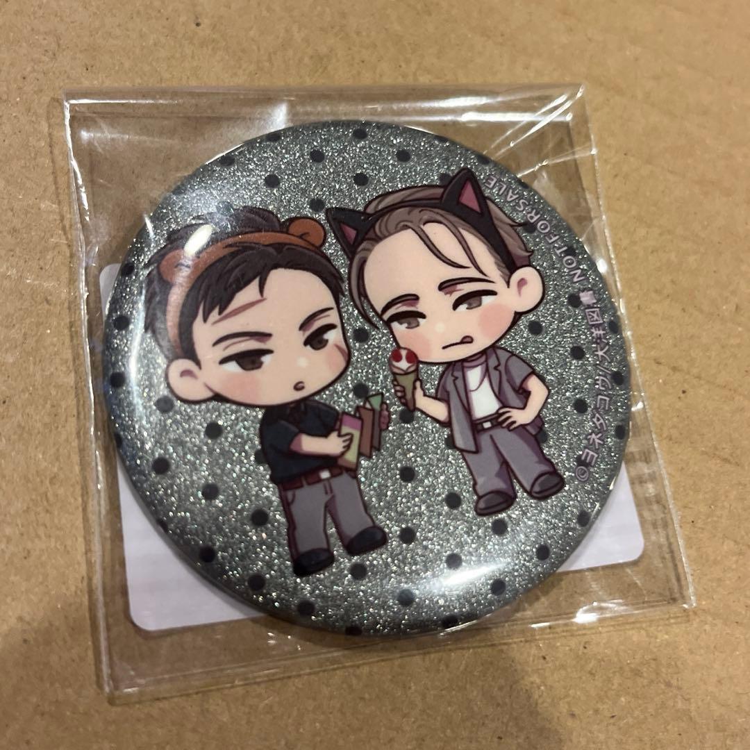 最安値 囀る鳥は羽ばたかない ちびキャラ テーマパーク グリッター缶バッジ 特典