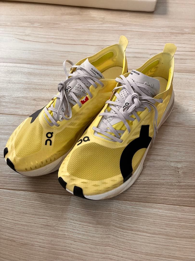 走行15キロ　On cloudboom strike 26cm