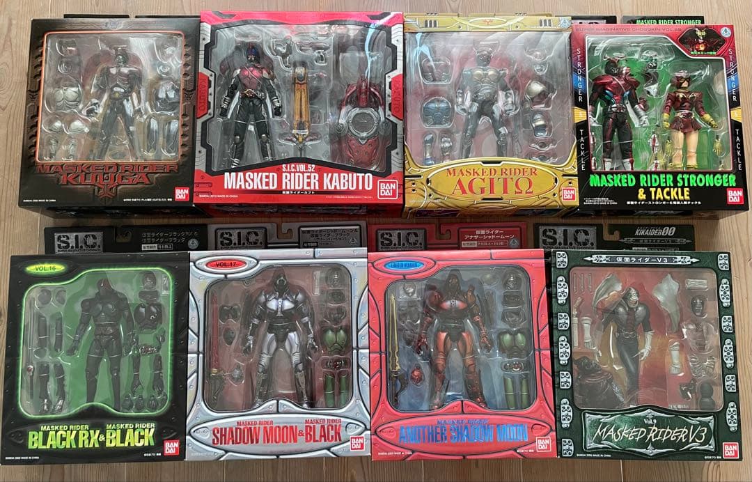 S.I.C.仮面ライダーブラック black シリーズ等 8点セット