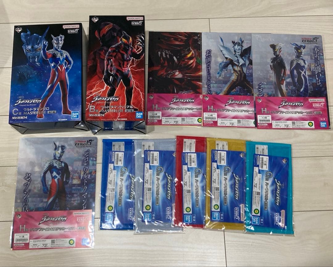一番くじ　ウルトラマン　c賞 ウルトラマンゼロ　b賞　ベリアル　フィギュア