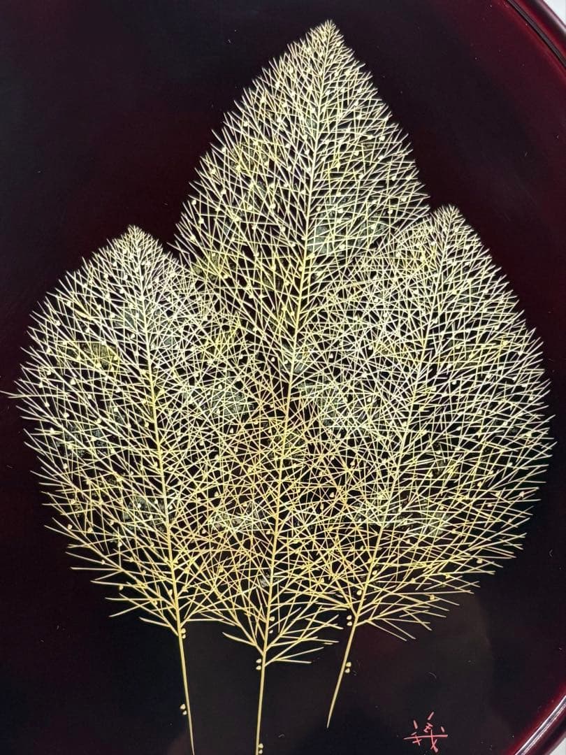 輪島塗　松井義明作　卓上膳　五客　美品　共箱　茶道具　懐石道具　送料込