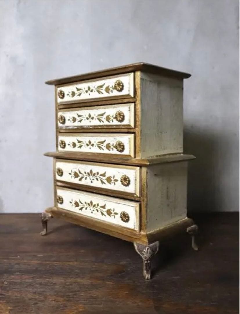 ビンテージ Florentine調 ジュエリーボックス