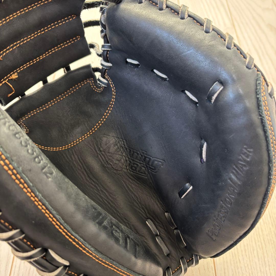 ZETT 軟式グローブ 黒 レザー キャッチャーミット グローブ　ゼット