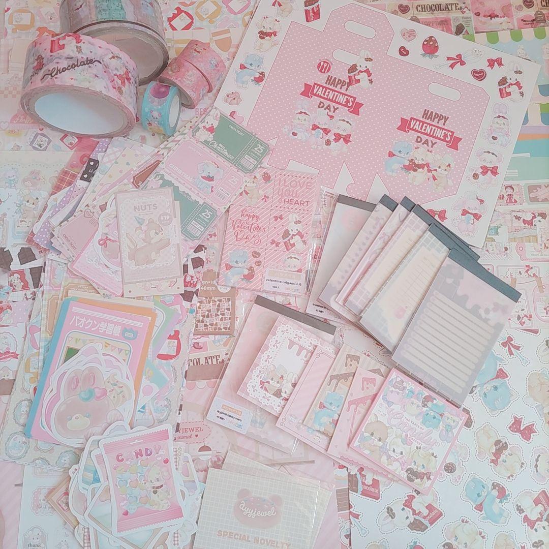 ayyjewel❣️紙もの詰め合わせ 大量 まとめ売り メモ デザインペーパー