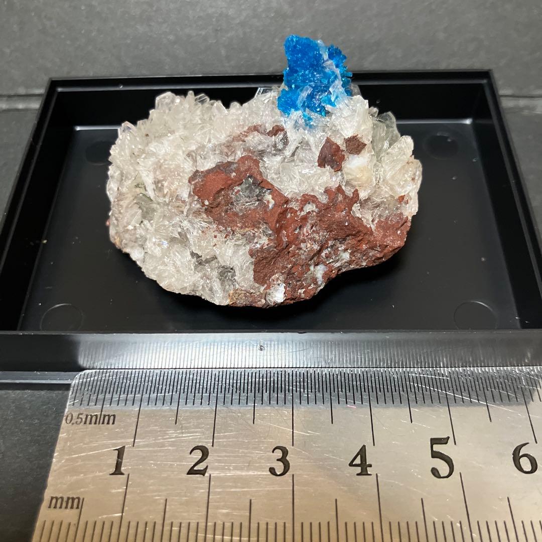 ②カバンシ石　カバンサイト　標本　原石　天然石　鉱物　鉱石　青　ブルー